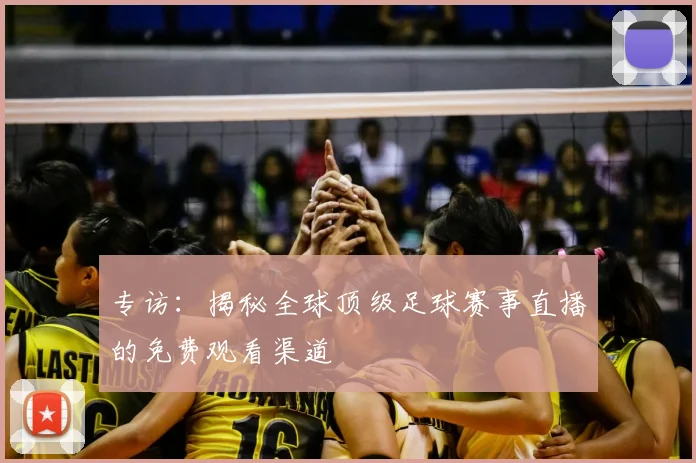 专访：揭秘全球顶级足球赛事直播的免费观看渠道