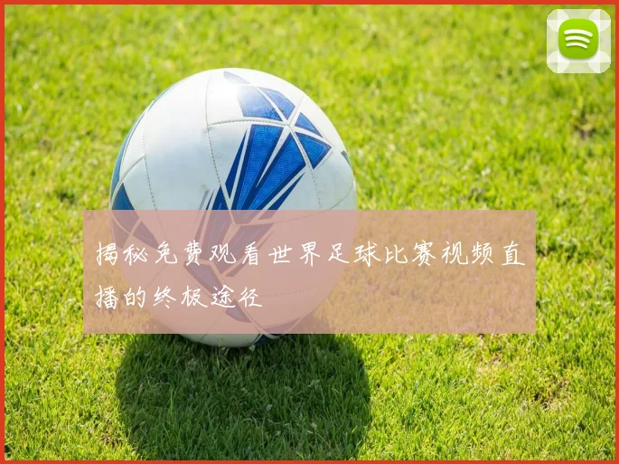 揭秘免费观看世界足球比赛视频直播的终极途径